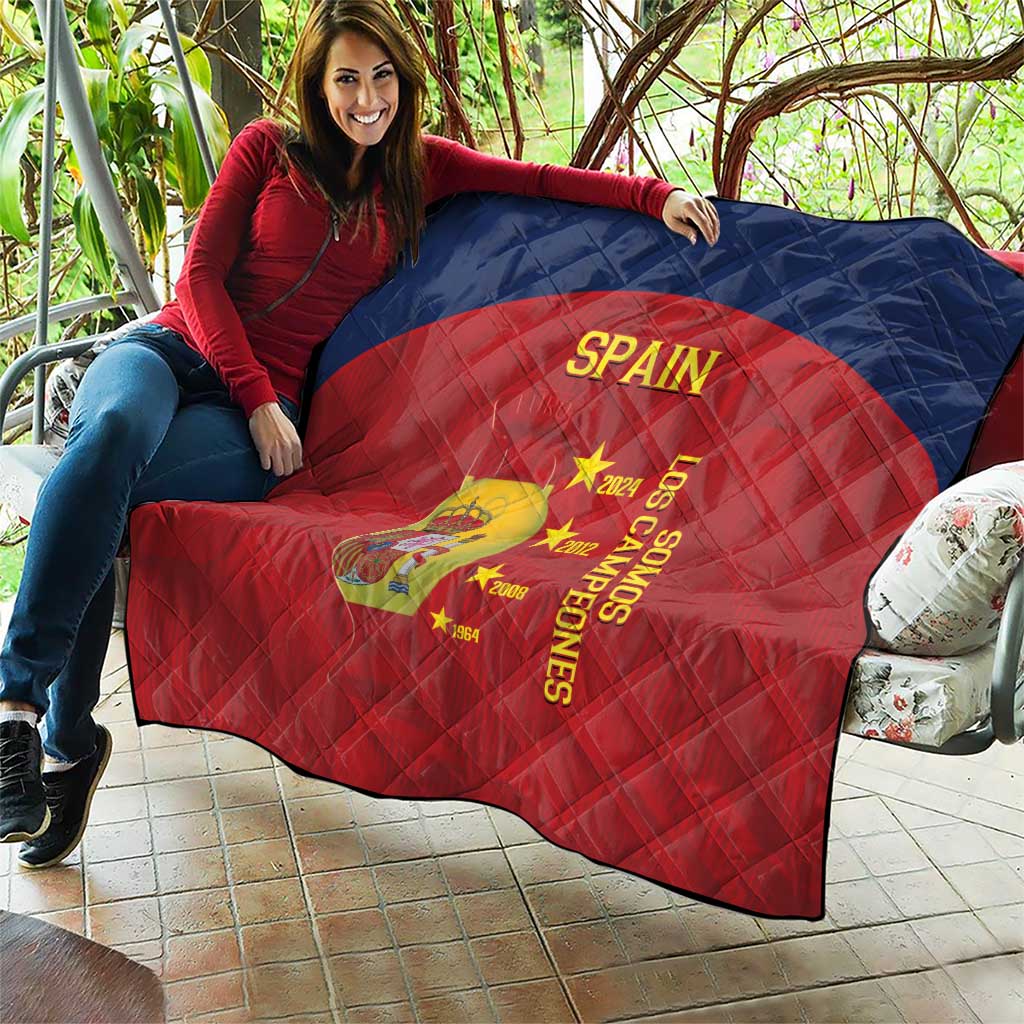 Spain Football Quilt 4th We Are The Champions - Wonder Print Shop