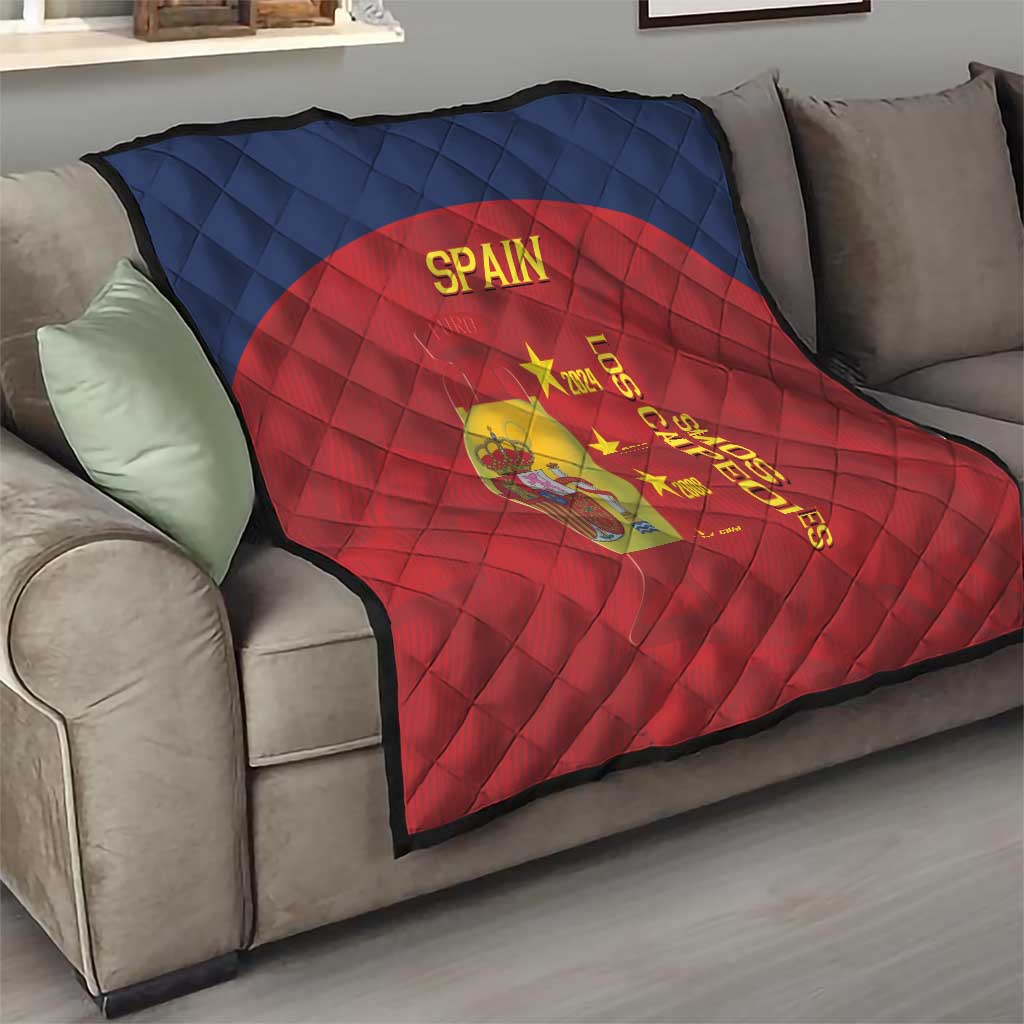 Spain Football Quilt 4th We Are The Champions - Wonder Print Shop