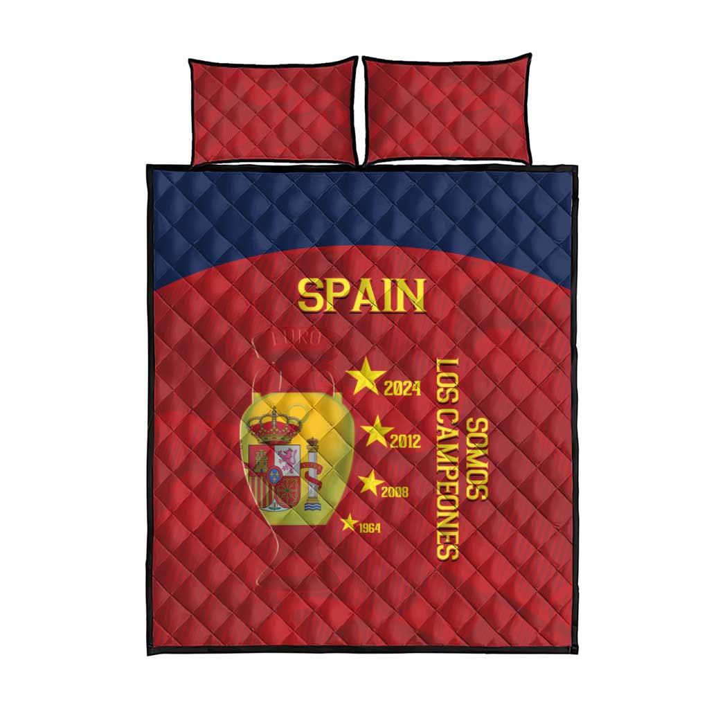 Spain Football Quilt Bed Set 4th We Are The Champions - Wonder Print Shop