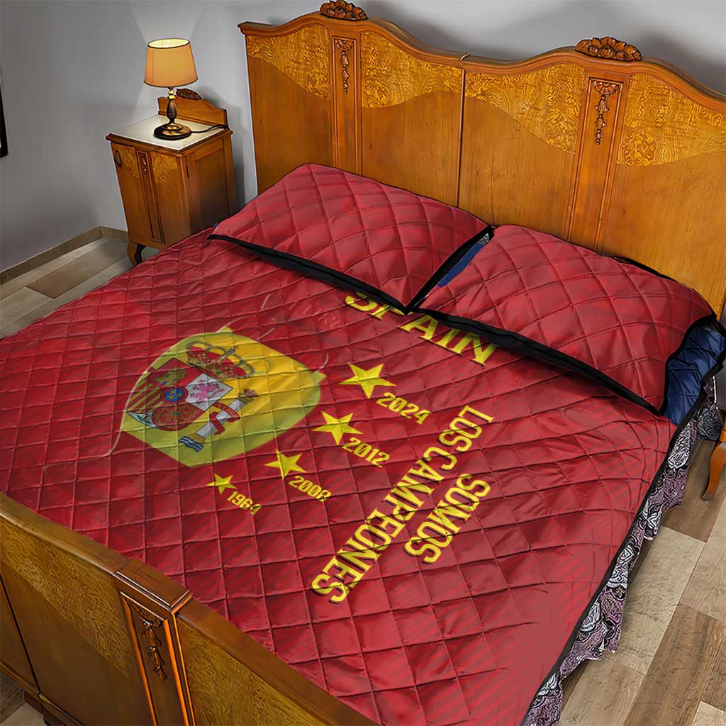 Spain Football Quilt Bed Set 4th We Are The Champions - Wonder Print Shop