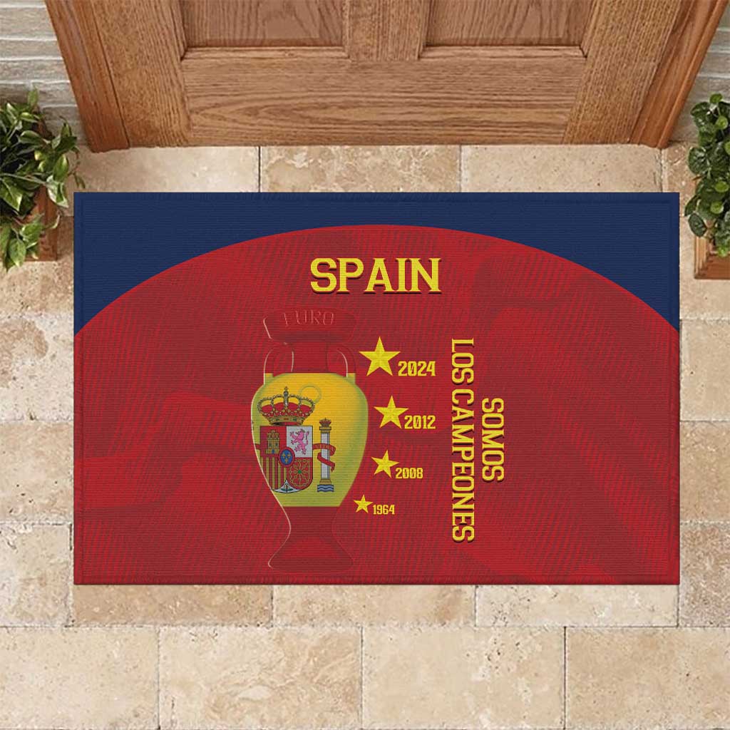 Spain Football Rubber Doormat 4th We Are The Champions - Wonder Print Shop