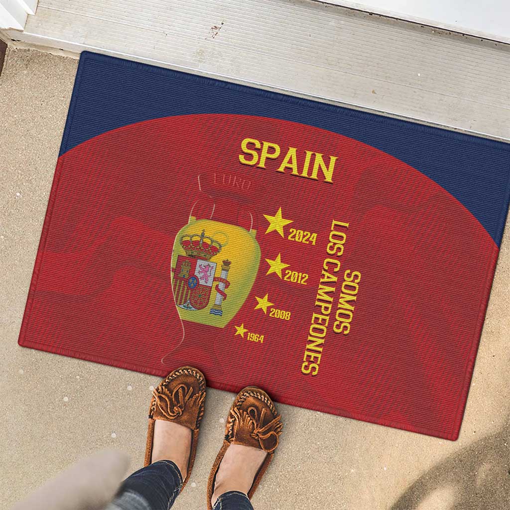 Spain Football Rubber Doormat 4th We Are The Champions - Wonder Print Shop
