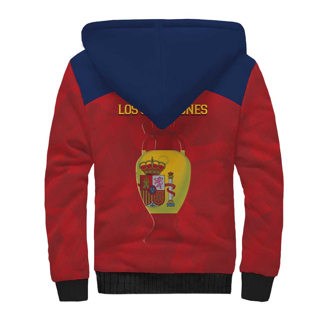 Spain Football Sherpa Hoodie 4th We Are The Champions - Wonder Print Shop