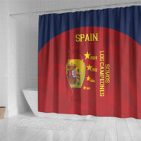 Spain Football Shower Curtain 4th We Are The Champions