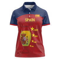 Spain Football Women Polo Shirt 4th We Are The Champions - Wonder Print Shop