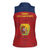 Spain Football Women Sleeveless Polo Shirt 4th We Are The Champions - Wonder Print Shop