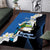 Personalized Nicaragua Independence Day Area Rug Nicaraguan Guardabarranco Mix Sacuanjoche Flowers - Wonder Print Shop