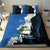 Personalized Nicaragua Independence Day Bedding Set Nicaraguan Guardabarranco Mix Sacuanjoche Flowers - Wonder Print Shop