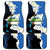 Personalized Nicaragua Independence Day Car Mats Nicaraguan Guardabarranco Mix Sacuanjoche Flowers - Wonder Print Shop
