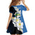 Personalized Nicaragua Independence Day Family Matching Long Sleeve Bodycon Dress and Hawaiian Shirt Nicaraguan Guardabarranco Mix Sacuanjoche Flowers - Wonder Print Shop