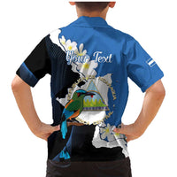 Personalized Nicaragua Independence Day Family Matching Mermaid Dress and Hawaiian Shirt Nicaraguan Guardabarranco Mix Sacuanjoche Flowers - Wonder Print Shop