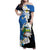 Personalized Nicaragua Independence Day Family Matching Off Shoulder Maxi Dress and Hawaiian Shirt Nicaraguan Guardabarranco Mix Sacuanjoche Flowers - Wonder Print Shop