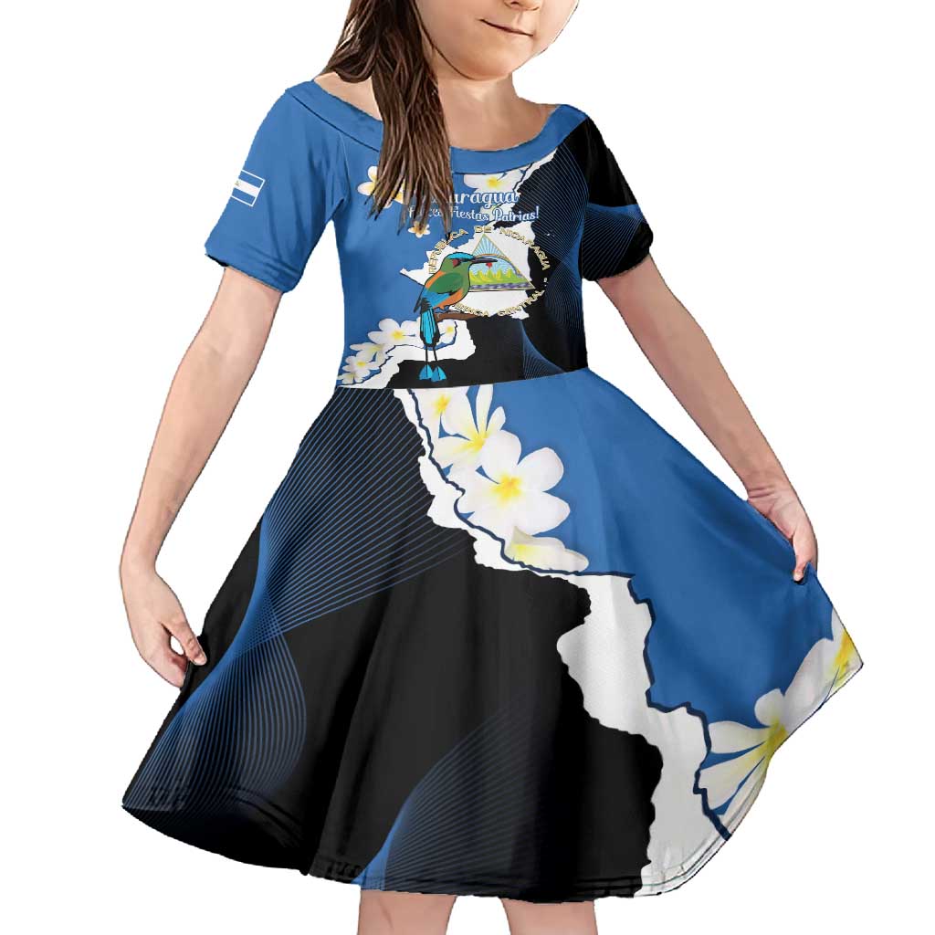 Personalized Nicaragua Independence Day Family Matching Tank Maxi Dress and Hawaiian Shirt Nicaraguan Guardabarranco Mix Sacuanjoche Flowers - Wonder Print Shop