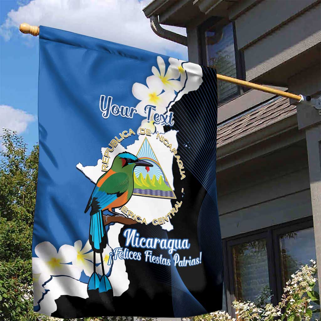 Personalized Nicaragua Independence Day Garden Flag Nicaraguan Guardabarranco Mix Sacuanjoche Flowers - Wonder Print Shop