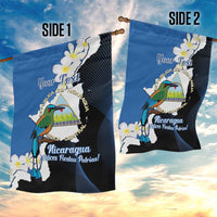 Personalized Nicaragua Independence Day Garden Flag Nicaraguan Guardabarranco Mix Sacuanjoche Flowers - Wonder Print Shop