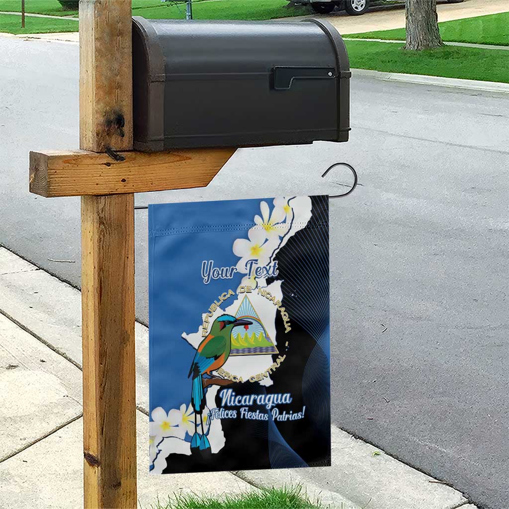 Personalized Nicaragua Independence Day Garden Flag Nicaraguan Guardabarranco Mix Sacuanjoche Flowers - Wonder Print Shop
