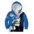 Personalized Nicaragua Independence Day Kid Hoodie Nicaraguan Guardabarranco Mix Sacuanjoche Flowers - Wonder Print Shop