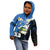 Personalized Nicaragua Independence Day Kid Hoodie Nicaraguan Guardabarranco Mix Sacuanjoche Flowers - Wonder Print Shop
