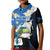 Personalized Nicaragua Independence Day Kid Polo Shirt Nicaraguan Guardabarranco Mix Sacuanjoche Flowers - Wonder Print Shop