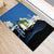 Personalized Nicaragua Independence Day Rubber Doormat Nicaraguan Guardabarranco Mix Sacuanjoche Flowers - Wonder Print Shop