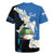 Personalized Nicaragua Independence Day Rugby Jersey Nicaraguan Guardabarranco Mix Sacuanjoche Flowers - Wonder Print Shop