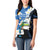 Personalized Nicaragua Independence Day Women Polo Shirt Nicaraguan Guardabarranco Mix Sacuanjoche Flowers - Wonder Print Shop