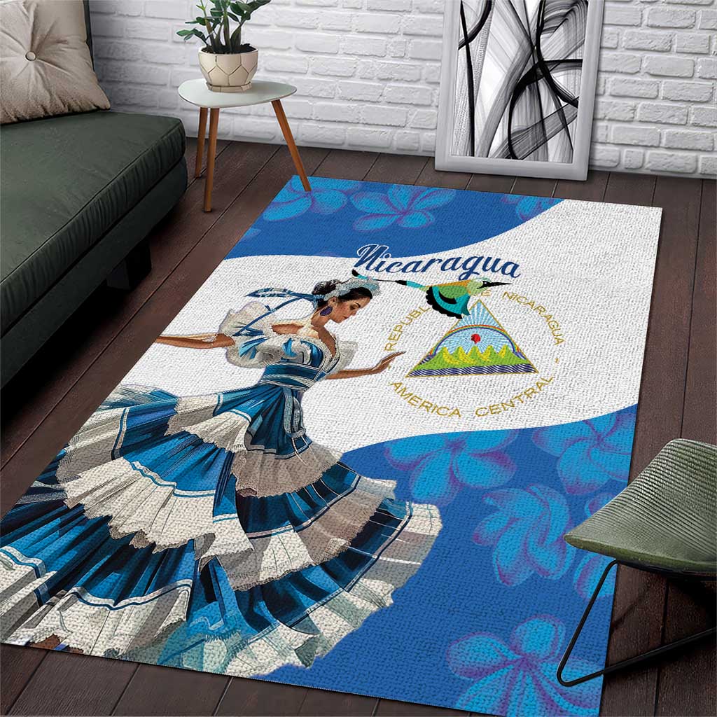 Felices Fiestas Patrias Nicaragua Area Rug Bailes Nicaraguan Girl - Wonder Print Shop