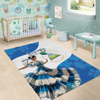 Felices Fiestas Patrias Nicaragua Area Rug Bailes Nicaraguan Girl - Wonder Print Shop