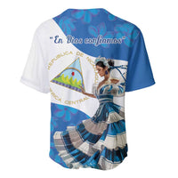 Felices Fiestas Patrias Nicaragua Baseball Jersey Bailes Nicaraguan Girl - Wonder Print Shop