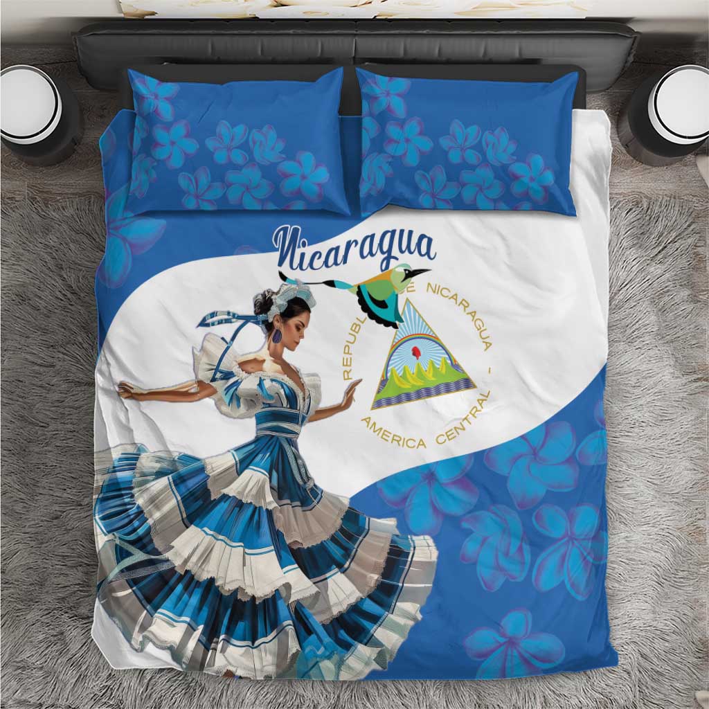 Felices Fiestas Patrias Nicaragua Bedding Set Bailes Nicaraguan Girl - Wonder Print Shop