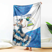 Felices Fiestas Patrias Nicaragua Blanket Bailes Nicaraguan Girl