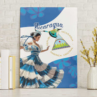 Felices Fiestas Patrias Nicaragua Canvas Wall Art Bailes Nicaraguan Girl - Wonder Print Shop