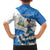 Felices Fiestas Patrias Nicaragua Family Matching Off Shoulder Short Dress and Hawaiian Shirt Bailes Nicaraguan Girl - Wonder Print Shop