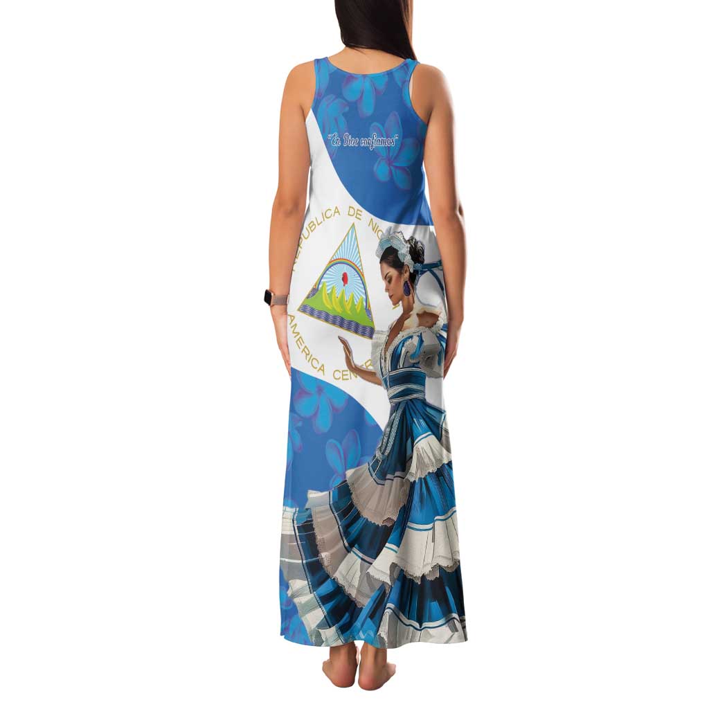 Felices Fiestas Patrias Nicaragua Family Matching Tank Maxi Dress and Hawaiian Shirt Bailes Nicaraguan Girl - Wonder Print Shop