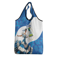 Felices Fiestas Patrias Nicaragua Grocery Bag Bailes Nicaraguan Girl