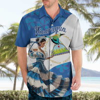 Felices Fiestas Patrias Nicaragua Hawaiian Shirt Bailes Nicaraguan Girl - Wonder Print Shop