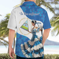 Felices Fiestas Patrias Nicaragua Hawaiian Shirt Bailes Nicaraguan Girl - Wonder Print Shop