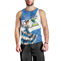 Felices Fiestas Patrias Nicaragua Men Tank Top Bailes Nicaraguan Girl - Wonder Print Shop