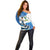Felices Fiestas Patrias Nicaragua Off Shoulder Sweater Bailes Nicaraguan Girl - Wonder Print Shop