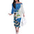 Felices Fiestas Patrias Nicaragua Off The Shoulder Long Sleeve Dress Bailes Nicaraguan Girl - Wonder Print Shop