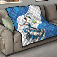 Felices Fiestas Patrias Nicaragua Quilt Bailes Nicaraguan Girl - Wonder Print Shop