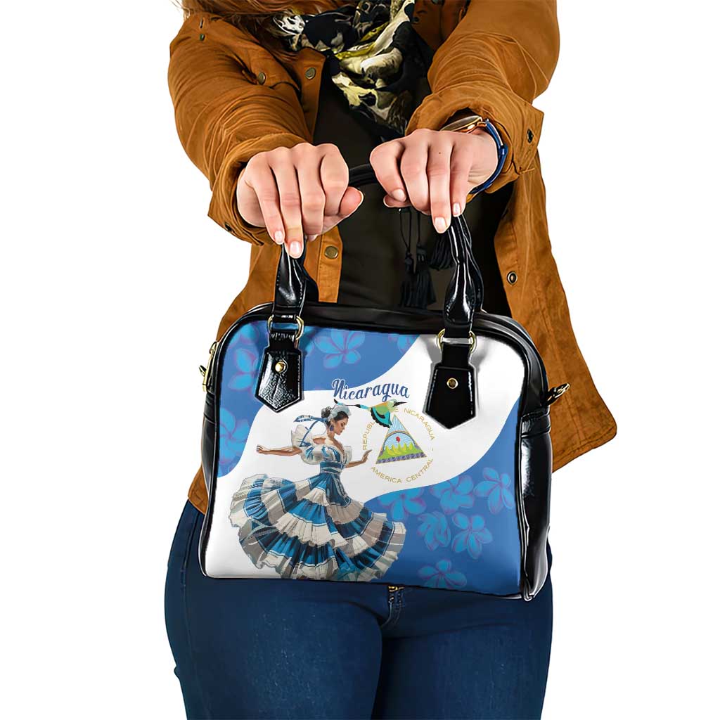 Felices Fiestas Patrias Nicaragua Shoulder Handbag Bailes Nicaraguan Girl