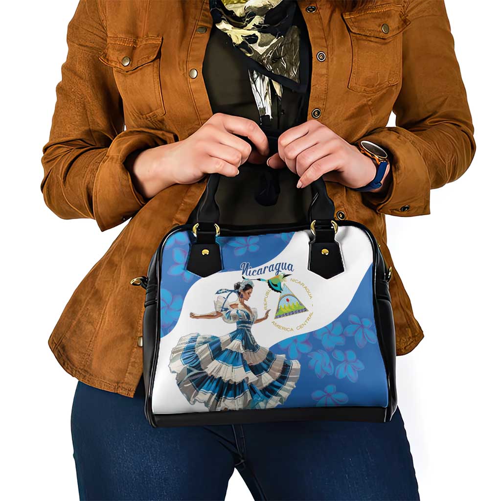 Felices Fiestas Patrias Nicaragua Shoulder Handbag Bailes Nicaraguan Girl