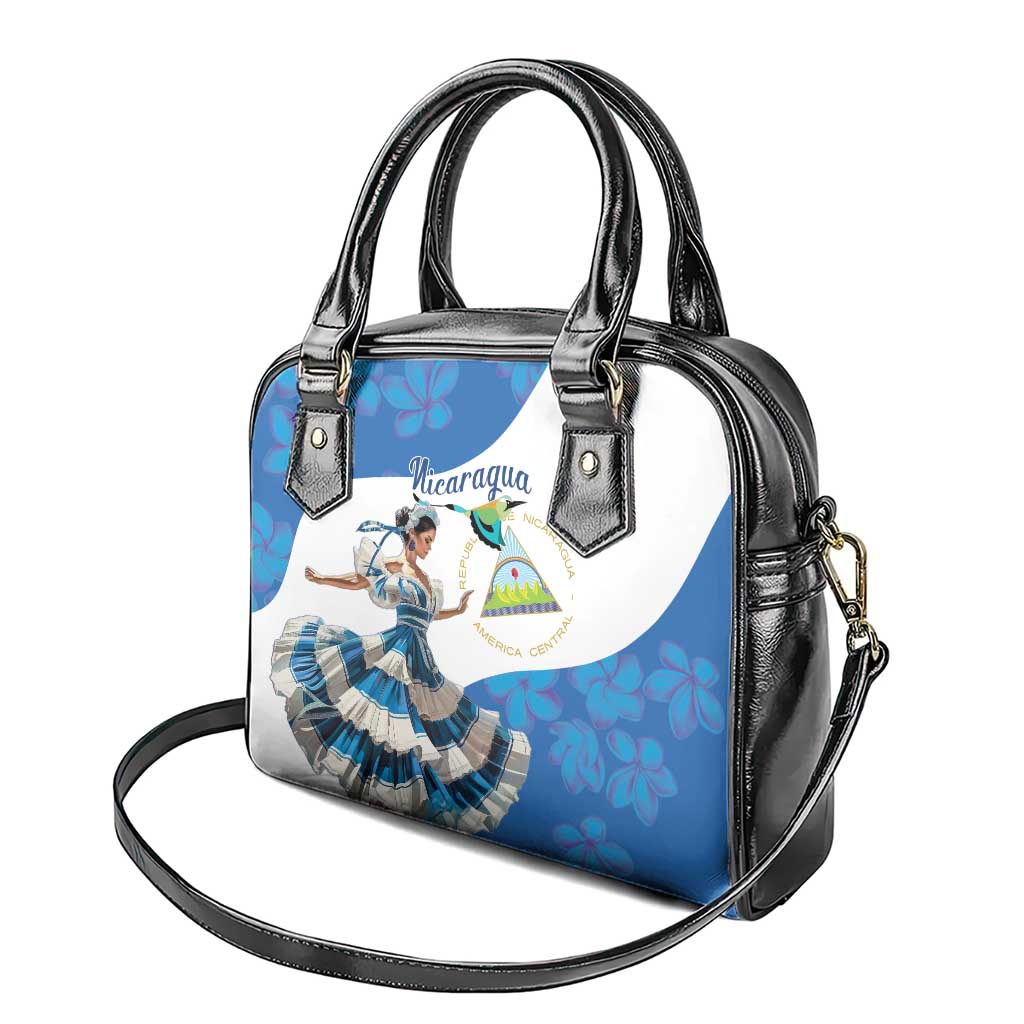 Felices Fiestas Patrias Nicaragua Shoulder Handbag Bailes Nicaraguan Girl