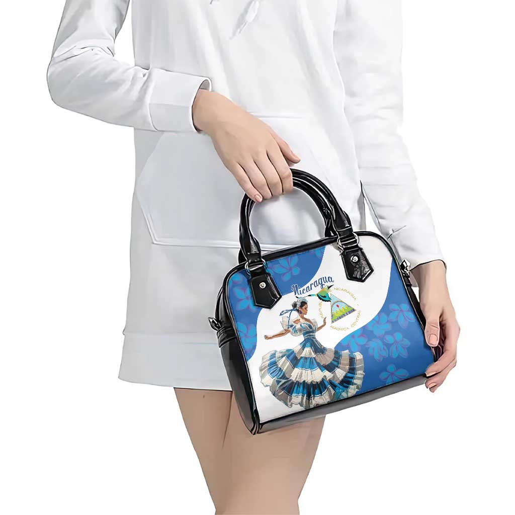 Felices Fiestas Patrias Nicaragua Shoulder Handbag Bailes Nicaraguan Girl