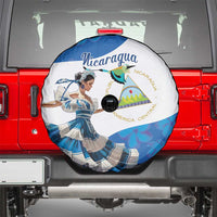 Felices Fiestas Patrias Nicaragua Spare Tire Cover Bailes Nicaraguan Girl - Wonder Print Shop