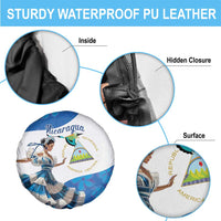 Felices Fiestas Patrias Nicaragua Spare Tire Cover Bailes Nicaraguan Girl - Wonder Print Shop