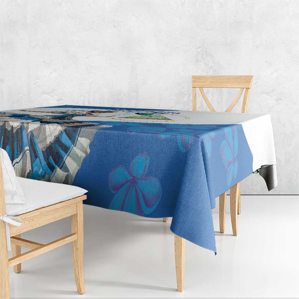 Felices Fiestas Patrias Nicaragua Tablecloth Bailes Nicaraguan Girl - Wonder Print Shop