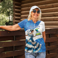 Felices Fiestas Patrias Nicaragua Women Polo Shirt Bailes Nicaraguan Girl - Wonder Print Shop