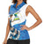Felices Fiestas Patrias Nicaragua Women Sleeveless Polo Shirt Bailes Nicaraguan Girl - Wonder Print Shop